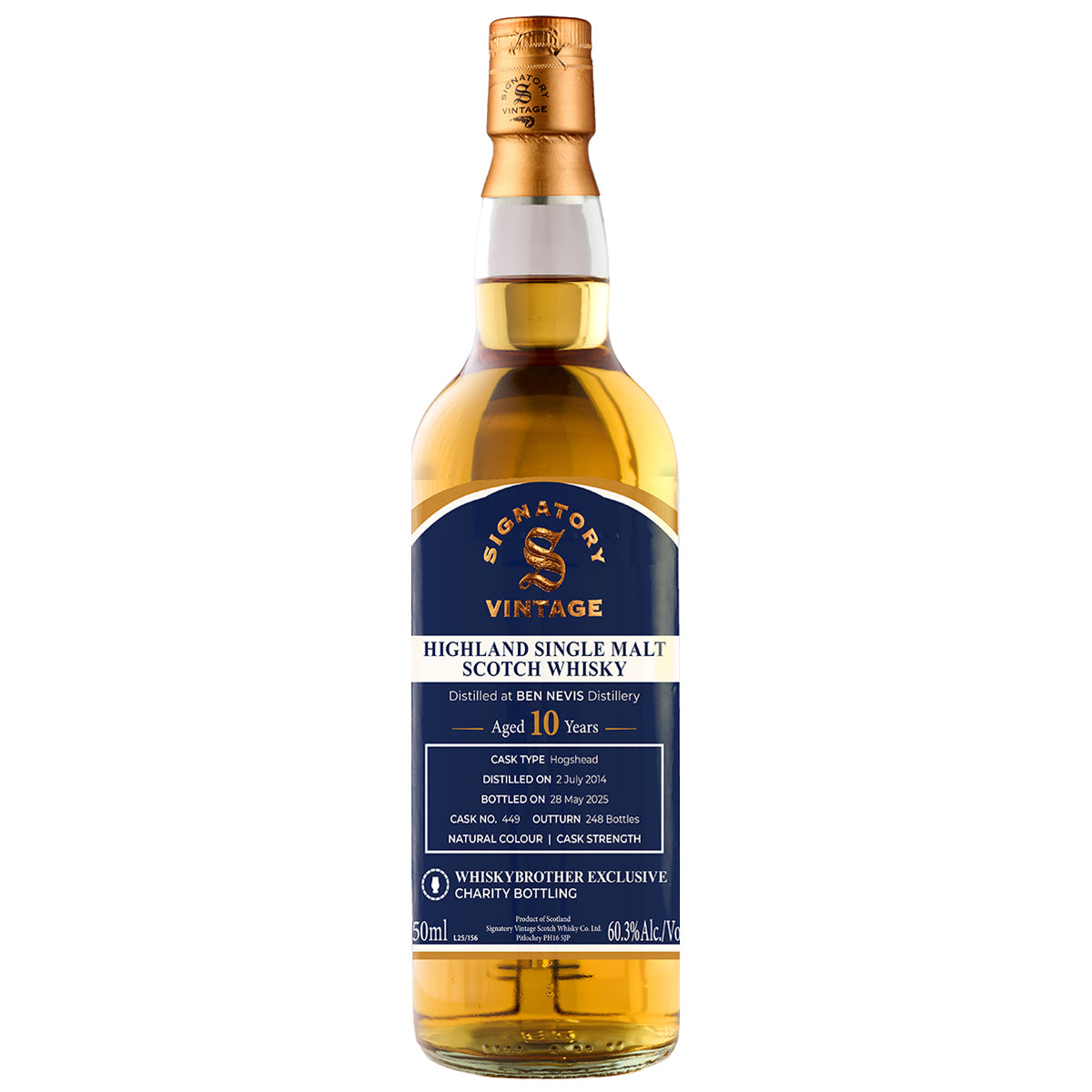 Ben Nevis 10 Year Old Signatory Exclusive | Buy Whisky Online