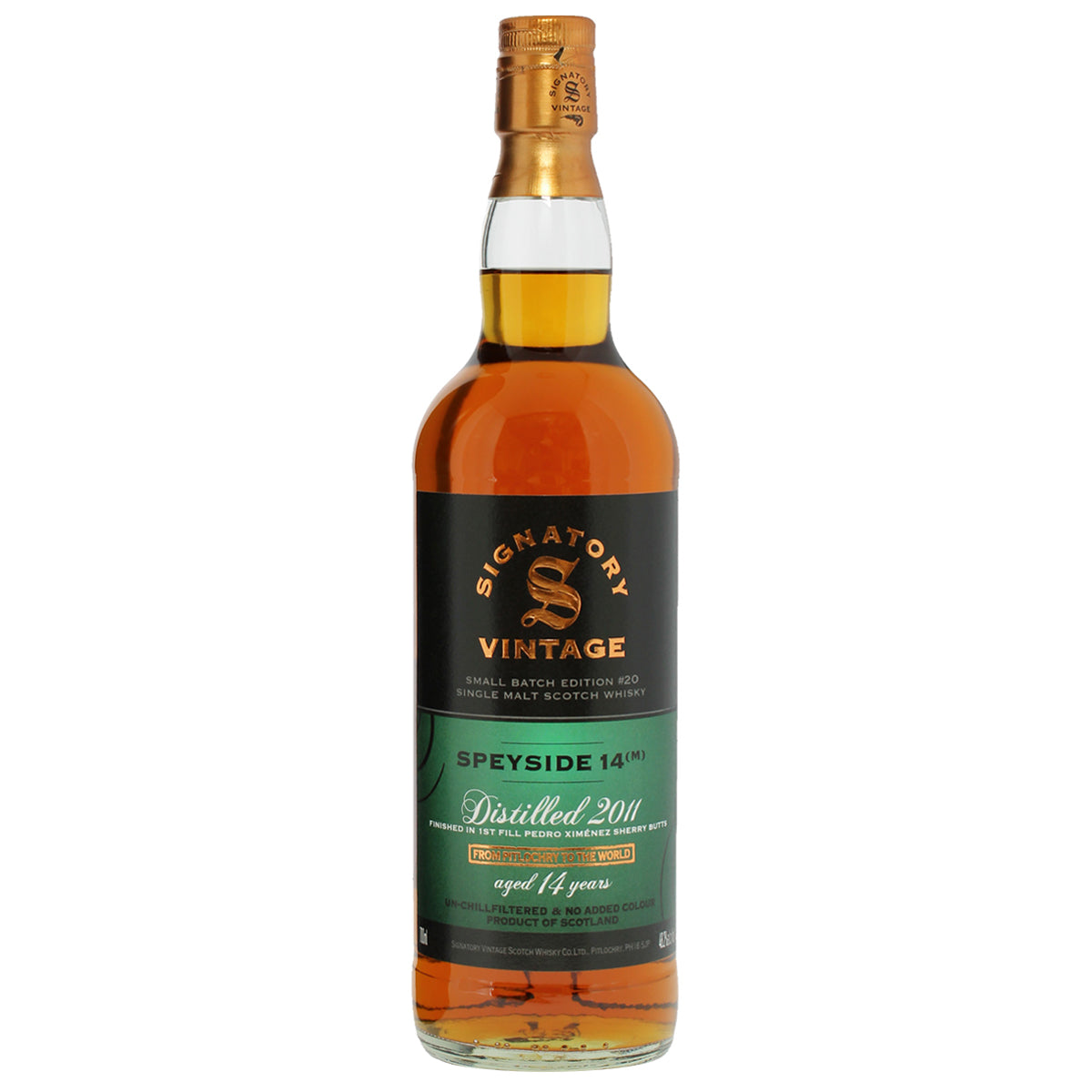 Speyside (M) 14 Year Old Small Batch Signatory | Buy Whisky Online SA