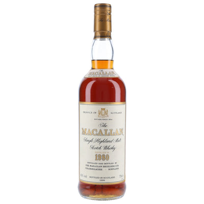 Macallan 18 Year Old 1980 Speyside Single Malt Scotch Whisky