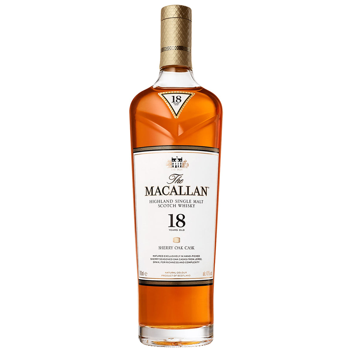 Macallan 18 Year Old Sherry Oak Scotch Whisky Buy Online WhiskyBrother