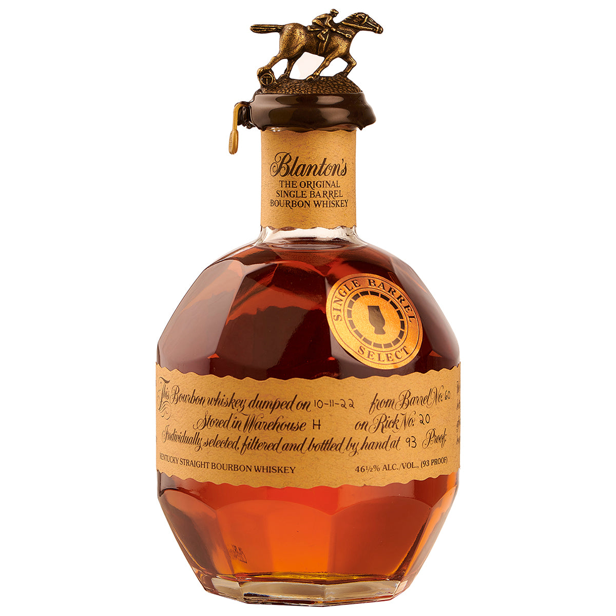 ウイスキー Blanton's SINGLE BARREL BOURBON blantons-wb.jpg?v=1712586058&