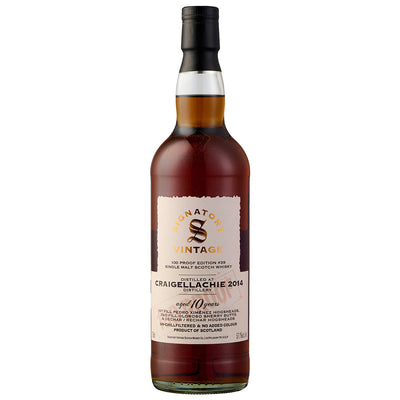 Craigellachie 10 Year Old Signatory 100 Proof