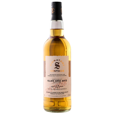 Glen Ord 12 Year Old 100 Proof Signatory Highland Single Malt Scotch Whisky