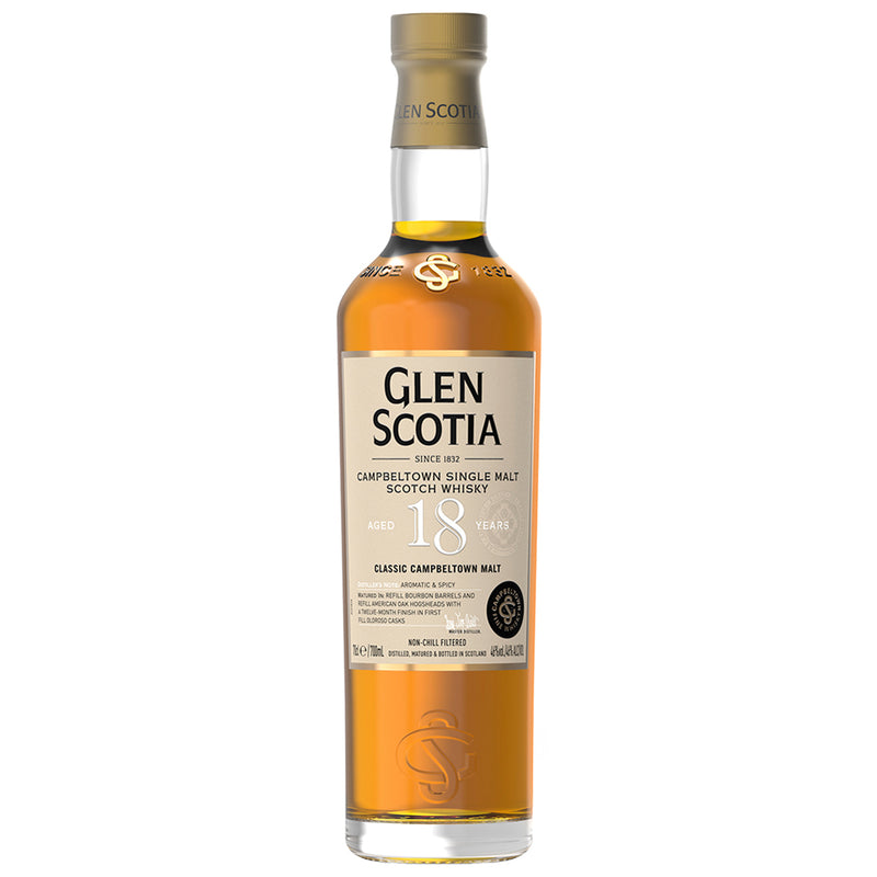 Glen Scotia 18 Year Old Campbeltown Single Malt Scotch Whisky