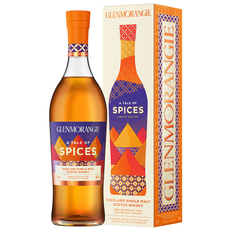 Glenmorangie A Tale of Spices Highland Single Malt Scotch Whisky with Box