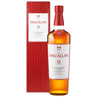 Macallan 12 Year Old Sherry Oak Collection Speyside Single Malt Scotch Whisky with Box