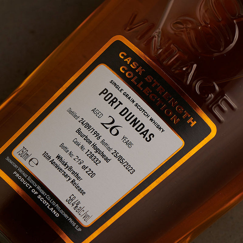 Port Dundas 26 Year Old Signatory WB