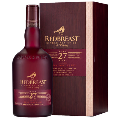 Redbreast 27 Year Old Single Pot Still Irish Whiskey with Box