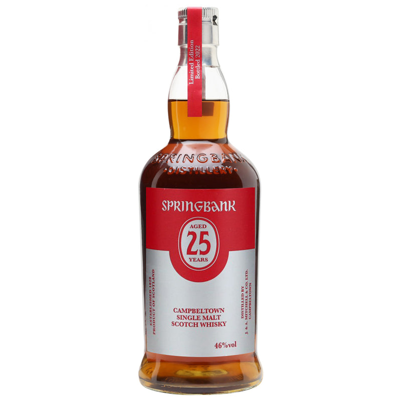 Springbank 25 Year Old 2022 Campbeltown Single Malt Scotch Whisky