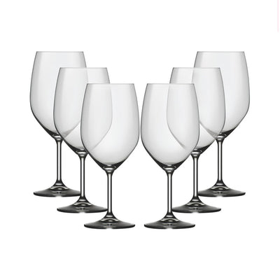 Bohemia Harmony Bordeaux Glass 6 Pack