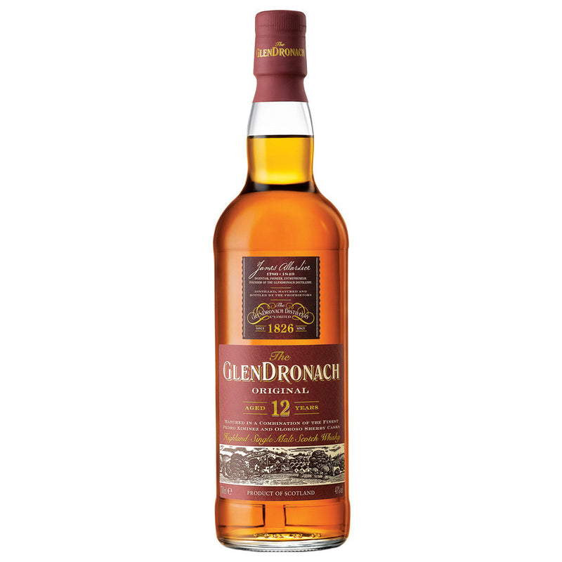 GlenDronach 12 Year Old Scotch Highlands Single Malt Whisky