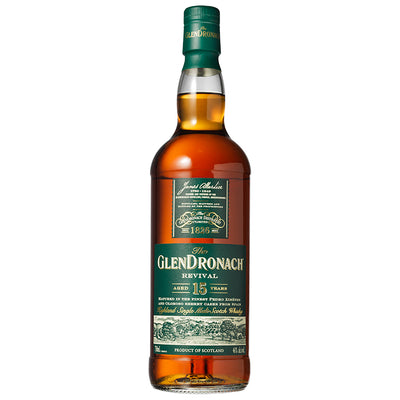 GlenDronach 15yo Revival Highland Scotch Single Malt Whisky 