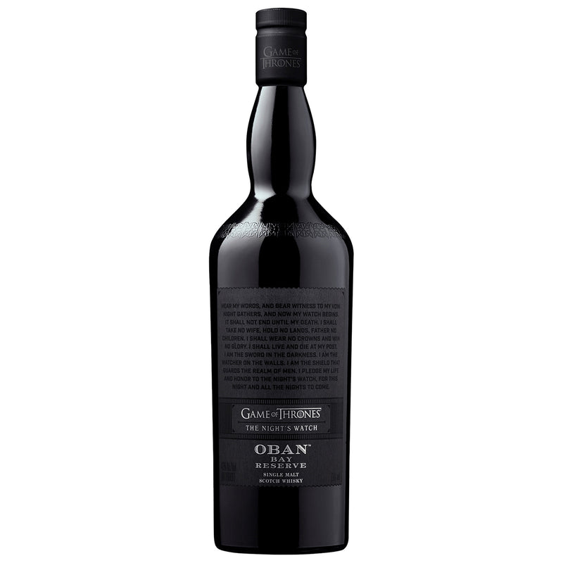 Oban Game of Thrones The Night Watch Single Malt Scotch Whisky