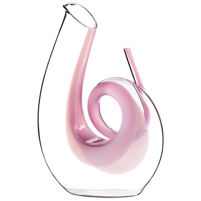Riedel Curly Pink Decanter