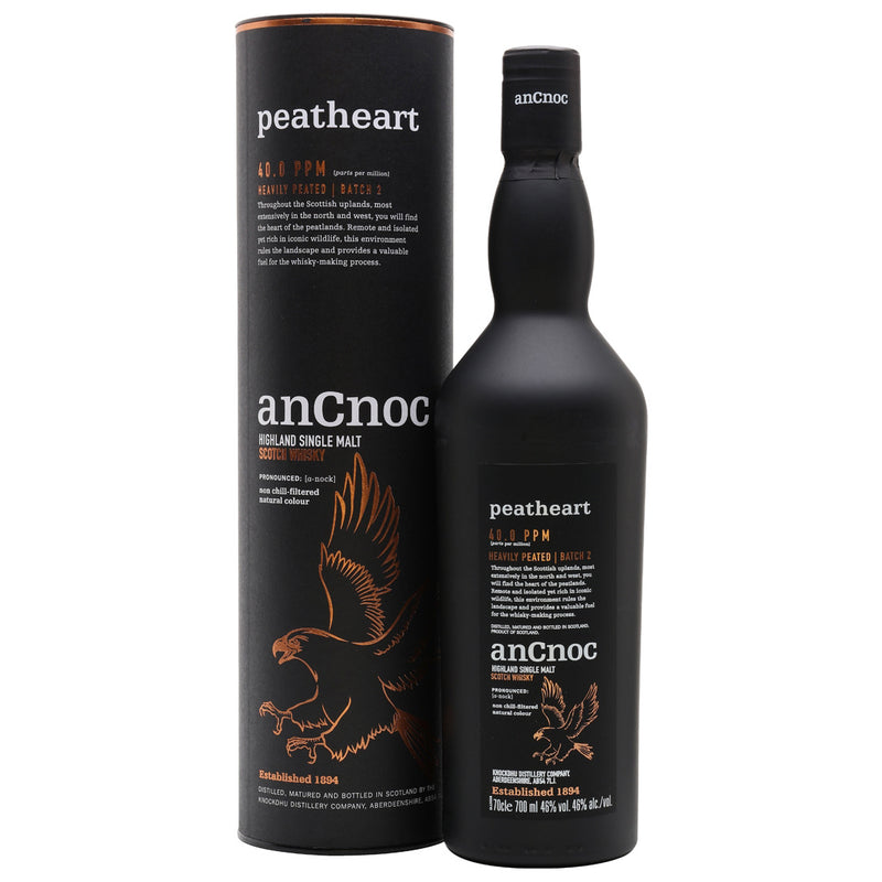 anCnoc Peatheart Speyside Single Malt Scotch Whisky
