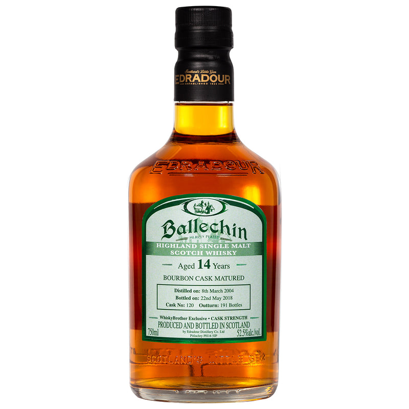 Ballechin 14 Year Old WhiskyBrother Single Cask Highland Scotch Single Malt Whisky