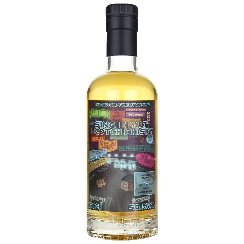 Balmenach 15 Year Old Boutiquey Speyside Single Malt Scotch Whisky