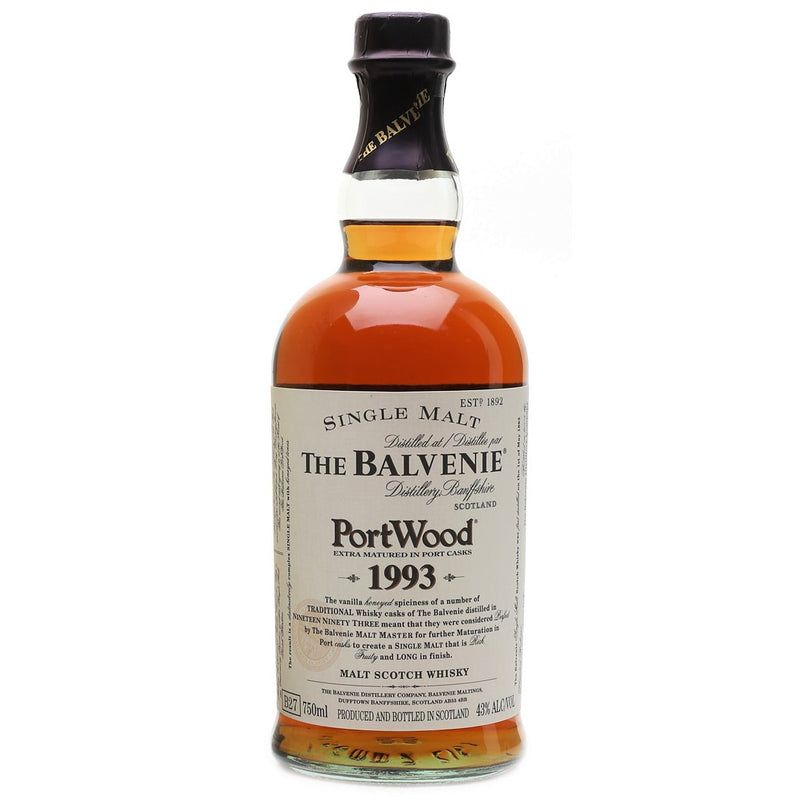 Balvenie 1993 PortWood Speyside Single Malt Scotch Whisky