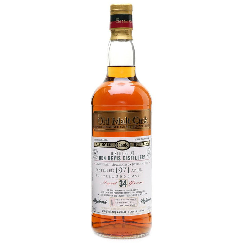 Ben Nevis 34yo Old Malt Cask Single Malt Highland Scotch Whisky