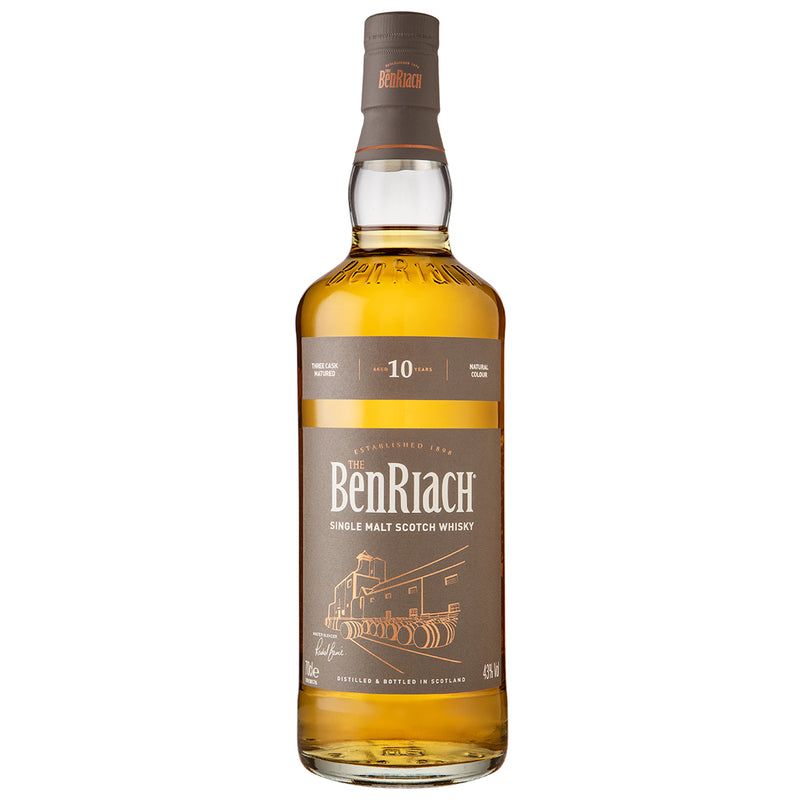 BenRiach 10 Year Old Speyside Single Malt Scotch Whisky