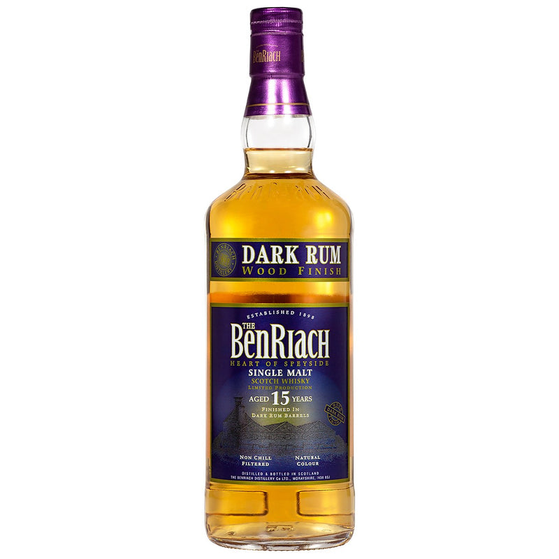 BenRiach 15yo Dark Rum Finish Speyside Single Malt Scotch Whisky