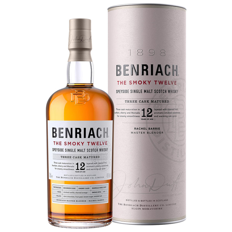 BenRiach 12yo The Smoky Twelve Speyside Single Malt Scotch Whisky