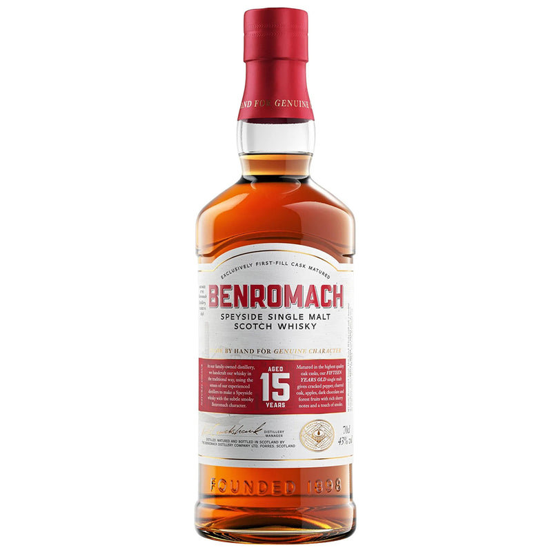 Benromach 15yo Speyside Single Malt Scotch Whisky