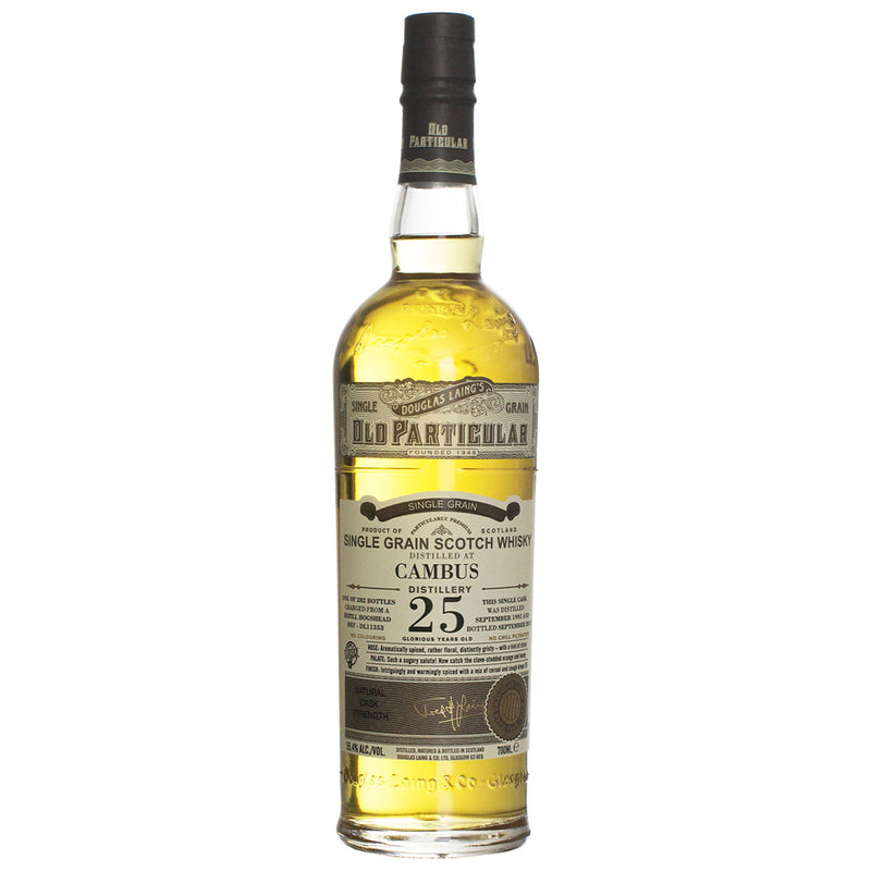 Cambus 25yo Old Particular Single Grain Scotch Whisky