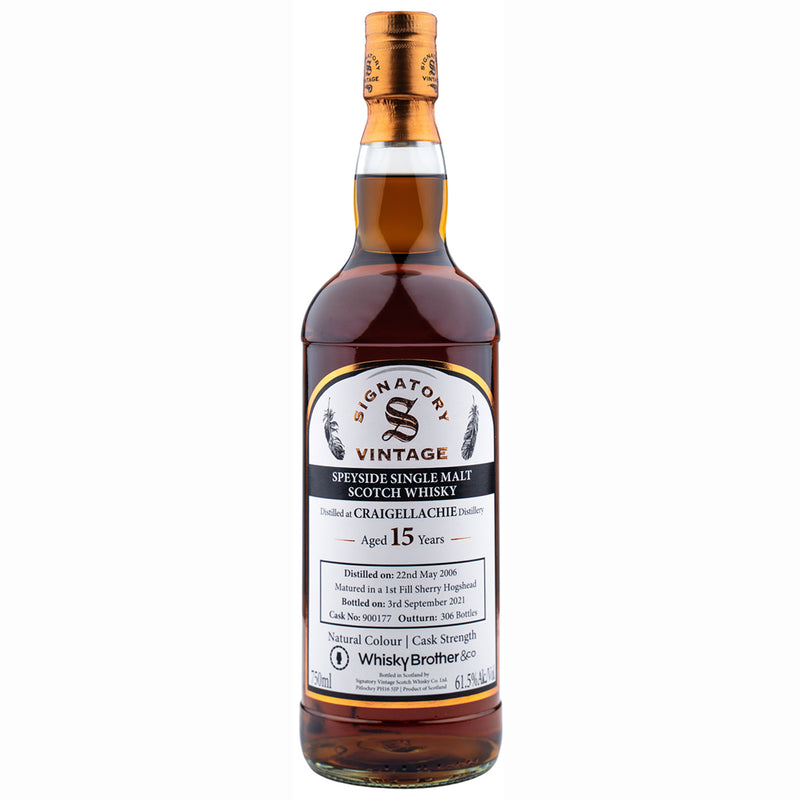 Craigellachie 15yo Signatory Exclusive Speyside Single Malt Scotch Whisky