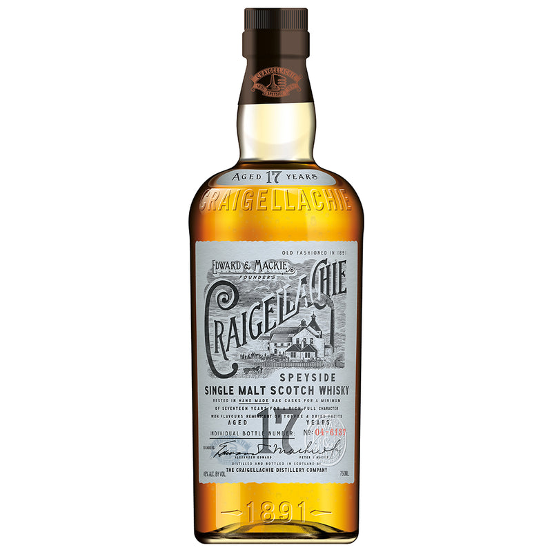 Craigellachie 17 Year Old Speyside Single Malt Scotch Whisky