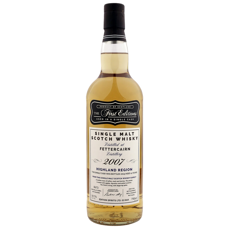 Fettercairn 12yo First Editions Highland Single Malt Scotch Whisky