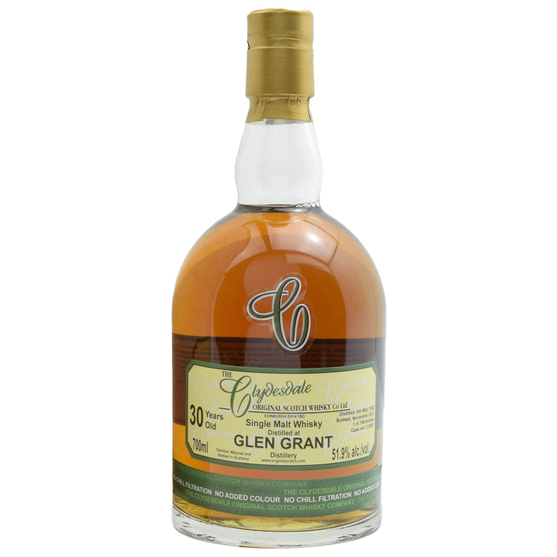 Glen Grant 30yo Clydesdale Speyside Single Malt Scotch Whisky