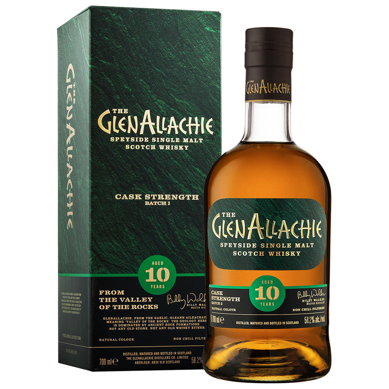 GlenAllachie 10yo Cask Strength Batch 3 Speyside Single Malt Scotch Whisky