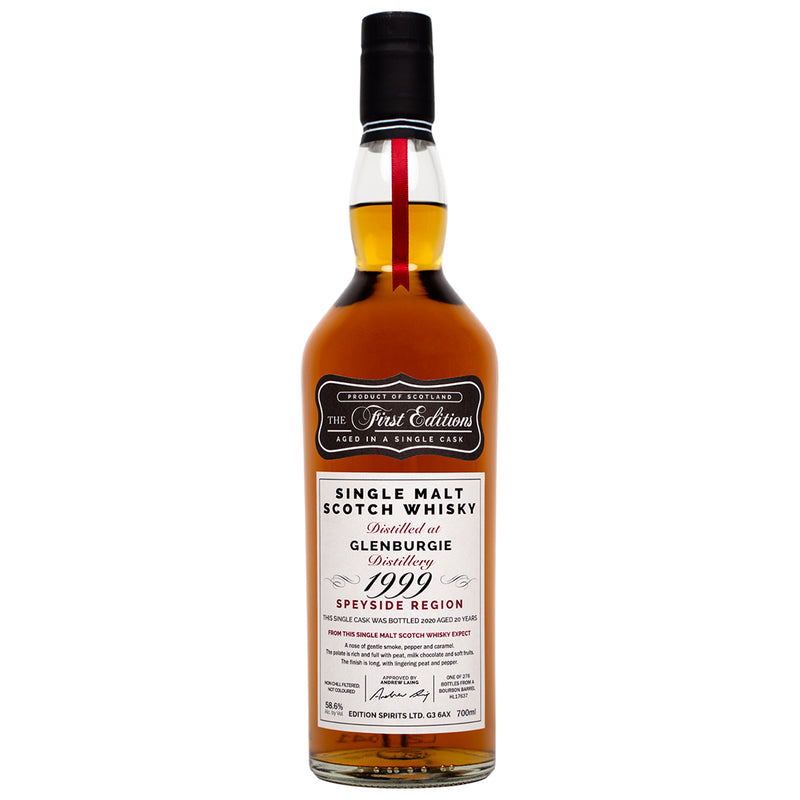 Glenburgie 20yo First Editions Speyside Single Malt Scotch Whisky