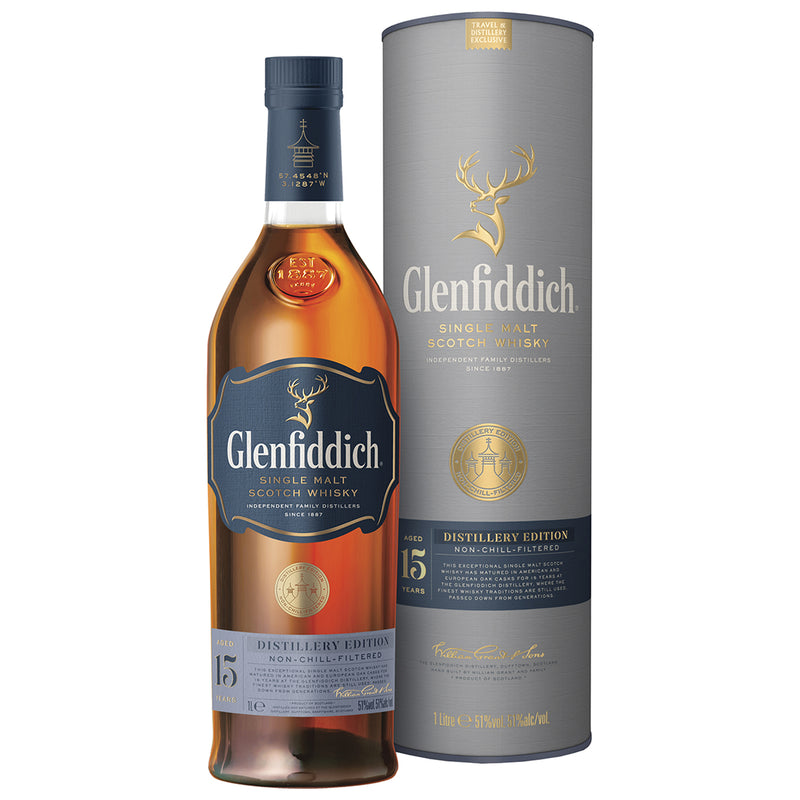 Glenfiddich 15 Year Old Distillery Edition Speyside Single Malt Scotch Whisky