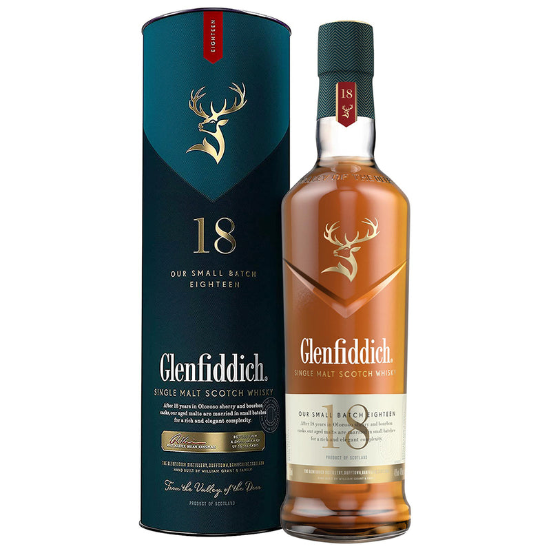 Glenfiddich 18yo Speyside Single Malt Scotch Whisky