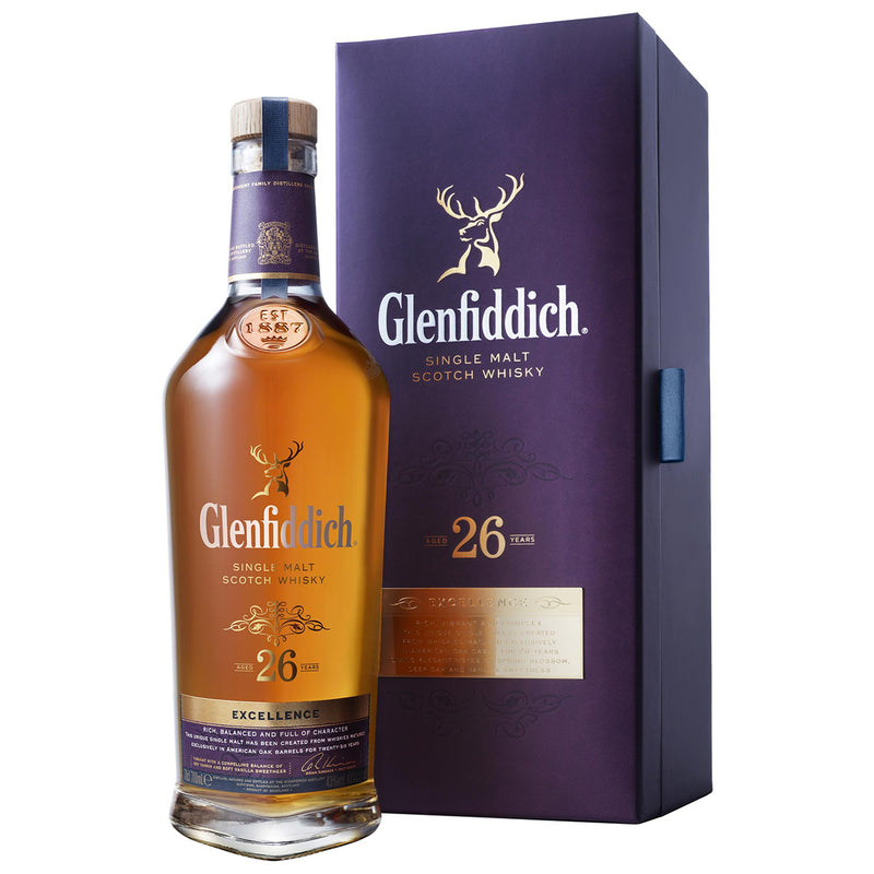 Glenfiddich 26yo Excellence Speyside Single Malt Scotch Whisky