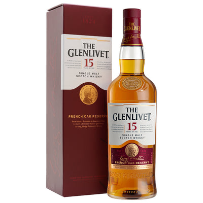 Glenlivet 15 Year Old Speyside Single Malt Scotch Whisky