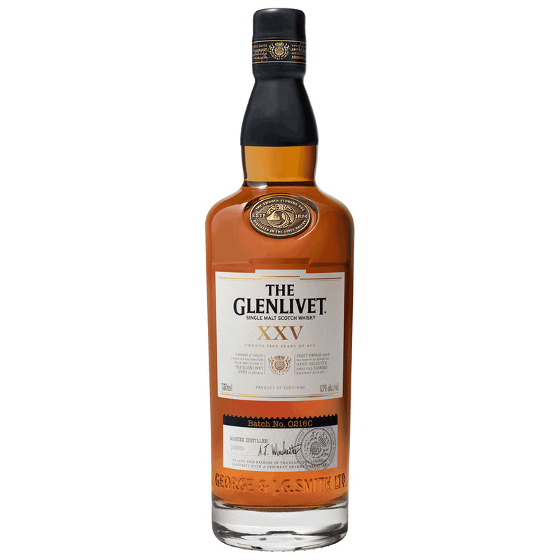 Glenlivet 25 Year Old Speyside Single Malt Scotch Whisky