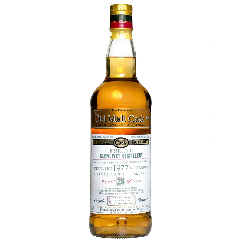 Glenlivet 28yo Old Malt Cask Speyside Single Malt Scotch Whisky