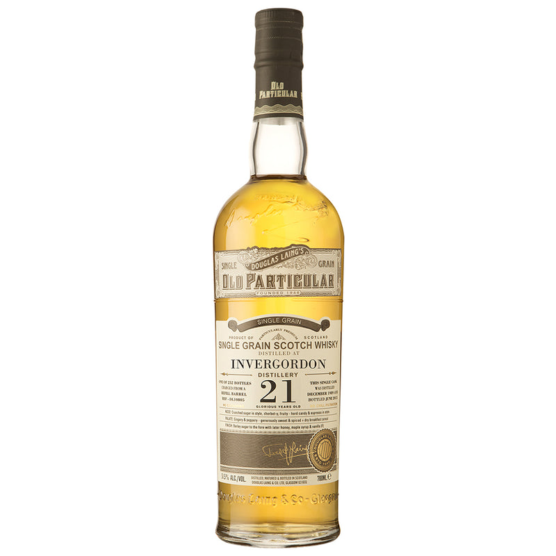 Invergordon 21yo Old Particular Grain Scotch Whisky