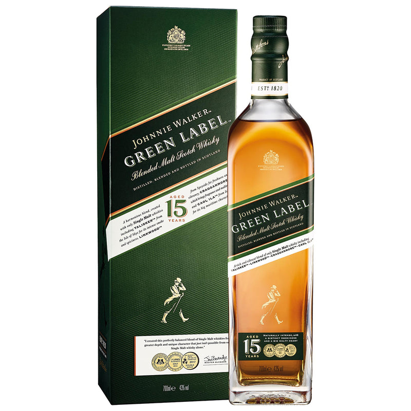 Johnnie Walker Green Label 15yo Blended Scotch Whisky