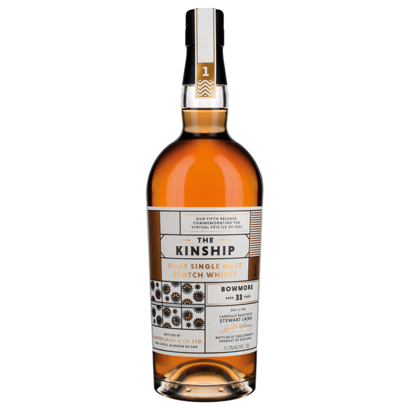 The Kinship Bowmore 33 Year Old Islay Single Malt Scotch Whisky