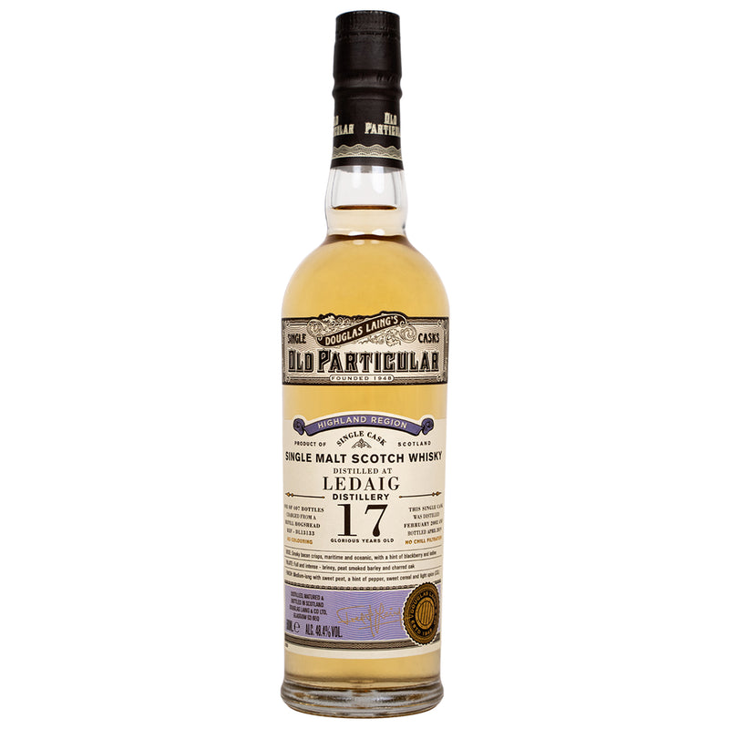 Ledaig 17yo Old Particular Islands Single Malt Scotch Whisky
