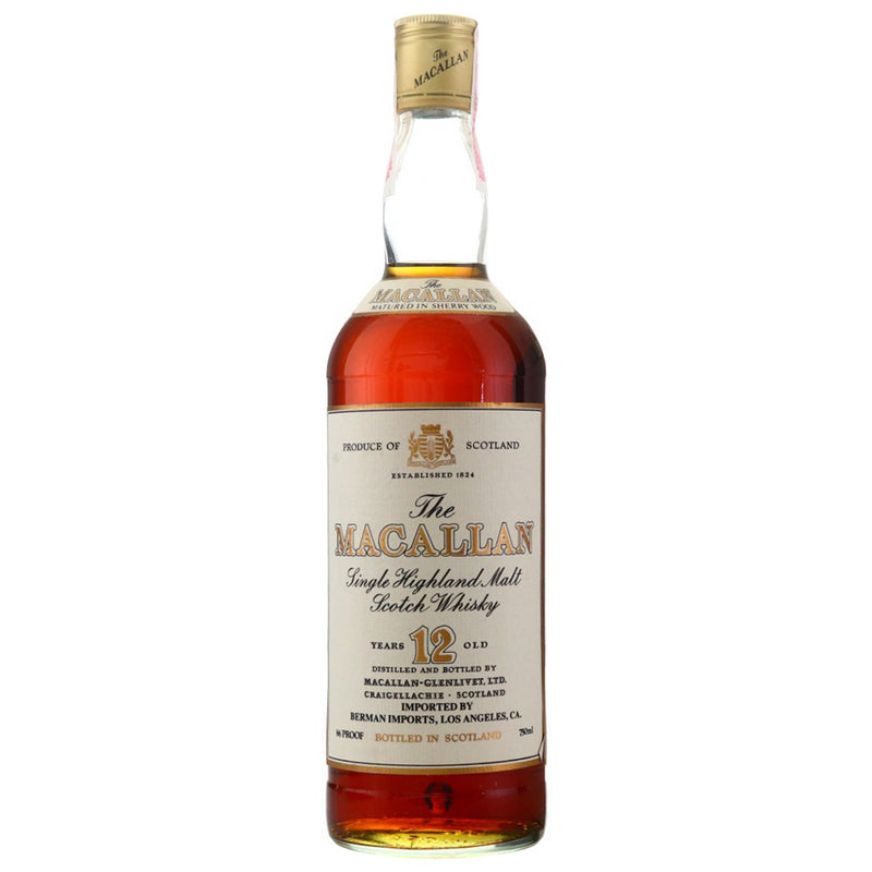 Macallan 12yo 1980s Speyside Single Malt Scotch Whisky