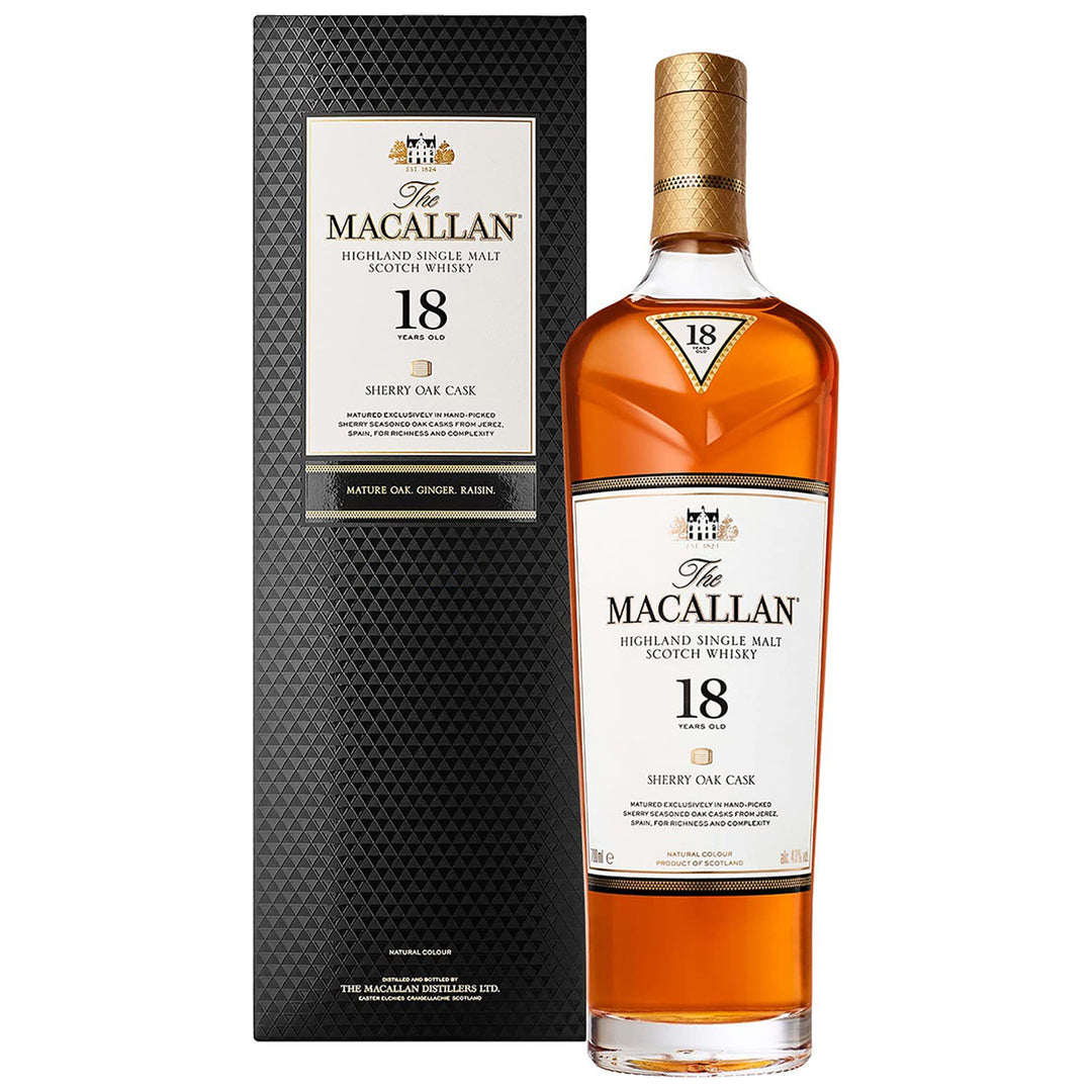 ウイスキー The Macallan 18 Year Old Sherry Oak Macallan 18 Year Old Sherry Oak Scotch Whisky | Buy Online