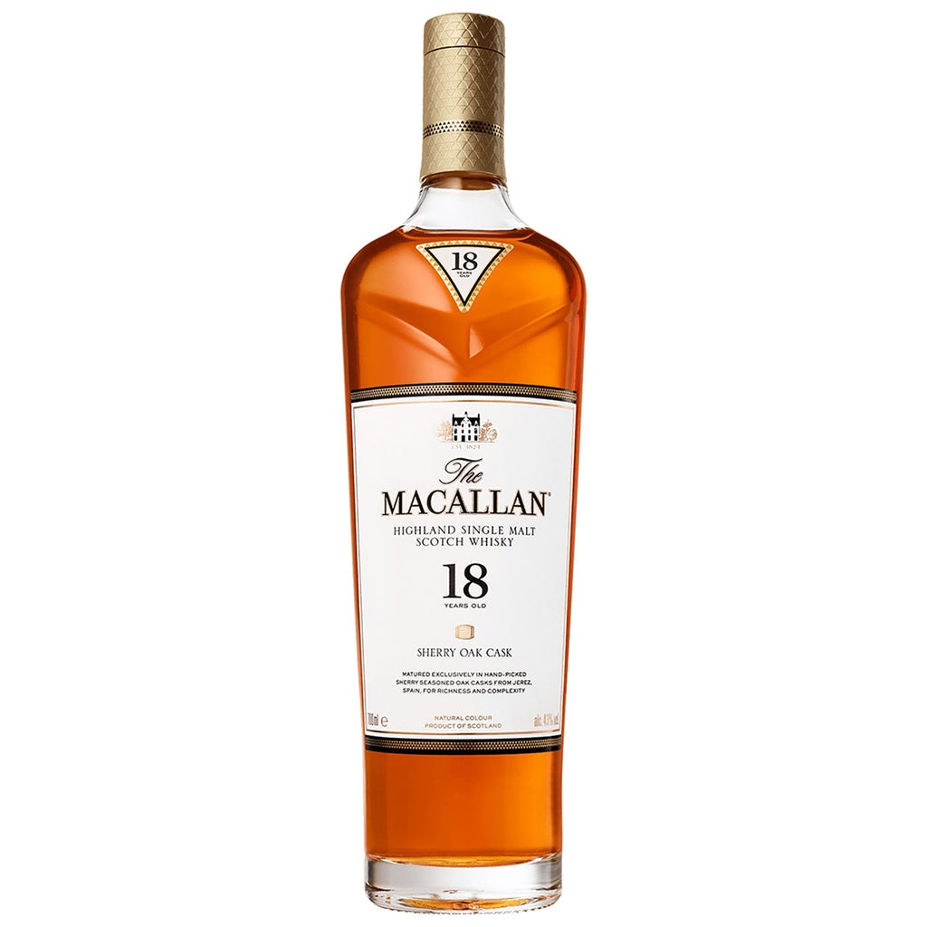 Macallan 18 Year Old Sherry Oak Scotch Whisky | Buy Online