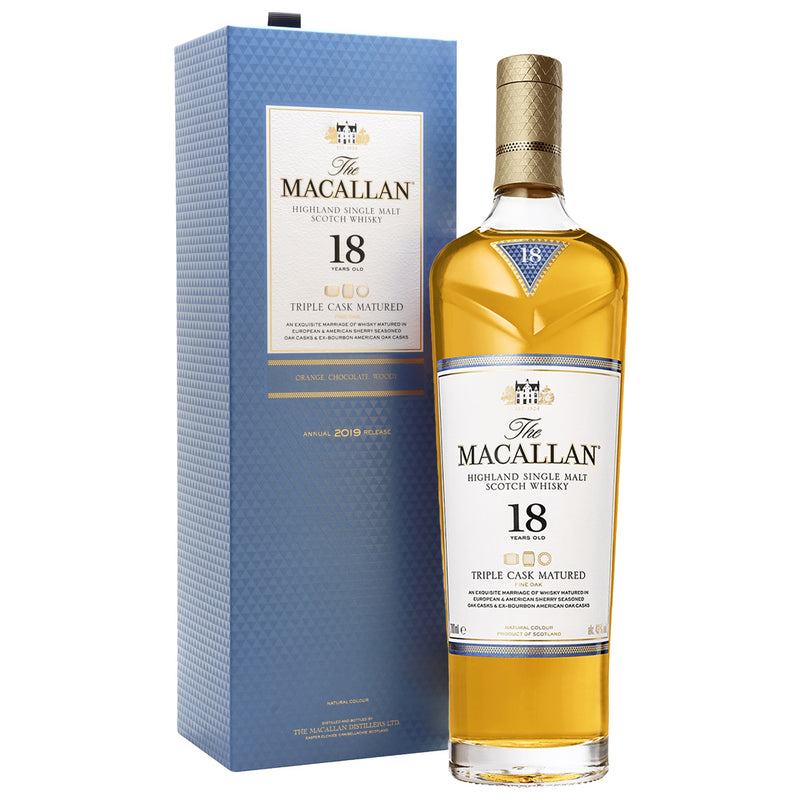 Macallan 18yo Triple Cask Speyside Single Malt Scotch Whisky