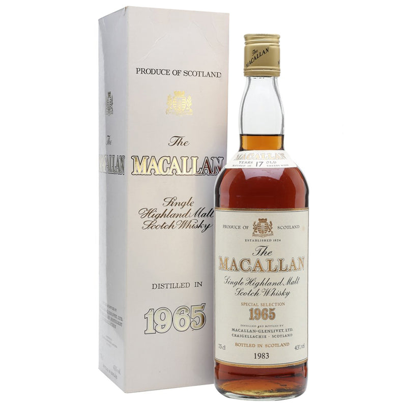 Macallan 17yo 1965 Speyside Single Malt Scotch Whisky