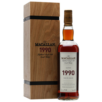 Macallan 1990 Fine & Rare Speyside Single Malt Scotch Whisky